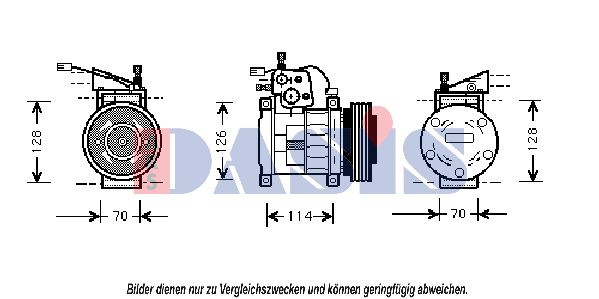 AKS DASIS Kompressori, ilmastointilaite 850437N